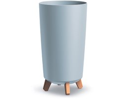 Bloempot op poten GRACIA TUBUS SLIM DGTL200 | Lichtgrijs