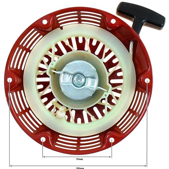Trekstarter passend op Honda GX240/270 ( 28400-ZE2-W01 ) van AOKI — afbeelding 2