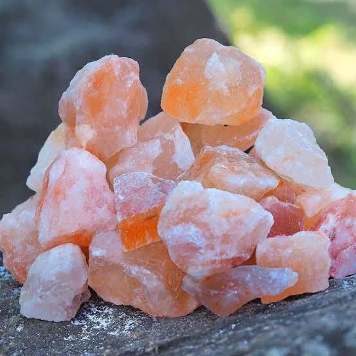 Roze Himalayazout Kristallen (3 tot 7cm) 3000g Zoutsteen - (3x1000g) Hersluitbare Pouches