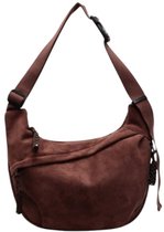 Halve maan tas voor dames, katoenen corduroy voor dames, halve maan