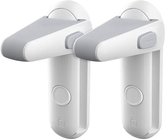 DINelek - Deurklink Vergrendeling - 2 Stuks - Privacy Slot - Baby Veiligheid - Deurklink slot - Ook voor Huisdieren - Kinderslot Deur - Slot voor U Zelf - Veiligheid Huisdieren Kinderbeveiliging - Baby proof