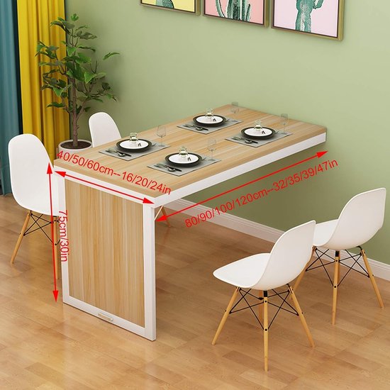 lalaleny Boottafel, 4 bekerhouders, eiken, tafelvoet, tafelvoet voor boot, camper, caravan, tafel, boottafel en standaard, instelbare hoogte-tafel, 600 x 380 mm