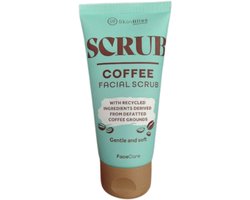 Face Scrub - Coffee Scrub - Skin Bliss | 1x 75ml - Koffie - Verrijkt met Vitamine E en Zonnebloemolie | Zacht en Mild - Vegan