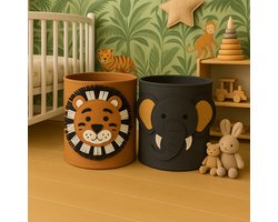 Speelgoedmand kinderen set van 2