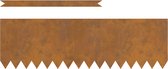 vidaXL - Grasafscherming - 20 - st - 100 - x - 0,05 - x - 30 - cm - Roestig