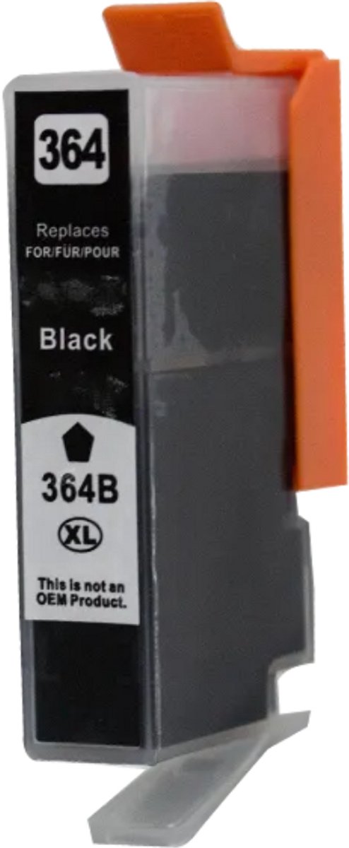 Inktbizz 364XL Zwart (CN684EE) Cartridge – Geschikt voor HP Deskjet 3070A, Photosmart B109, B110, B209, B210, C309, C310, C410, 5510, 6510, 7510 – Capaciteit: 550 Pagina’s – Alternatief