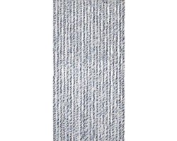 Vliegengordijn Kattenstaart 90x200cm – Grijs Wit – Chenille – Insectenwerend - Let op hoogte - Meet kozijn op !