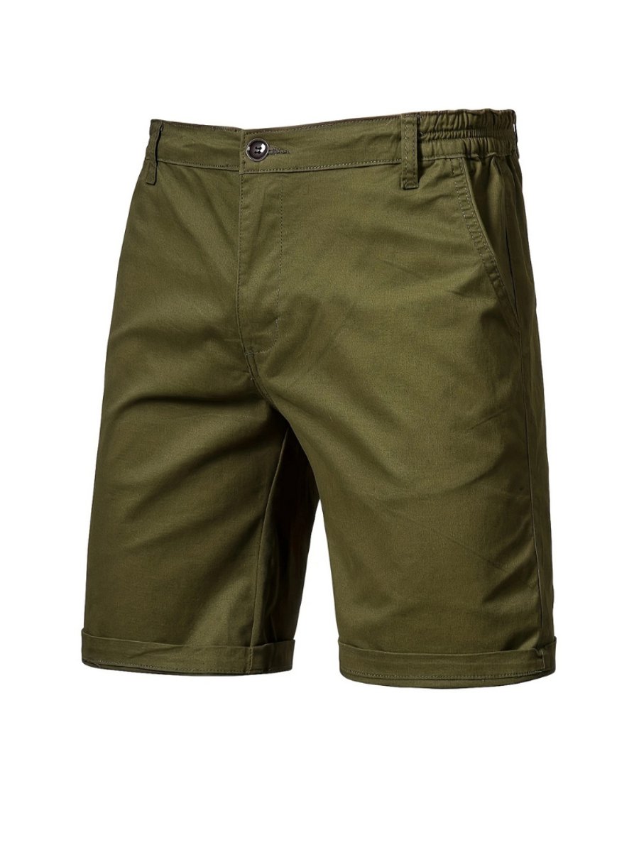 Bovista Korte Broek Heren Golfbroek Spijkerbroek met Zakken Volwassenen Jongens Shorts Groen