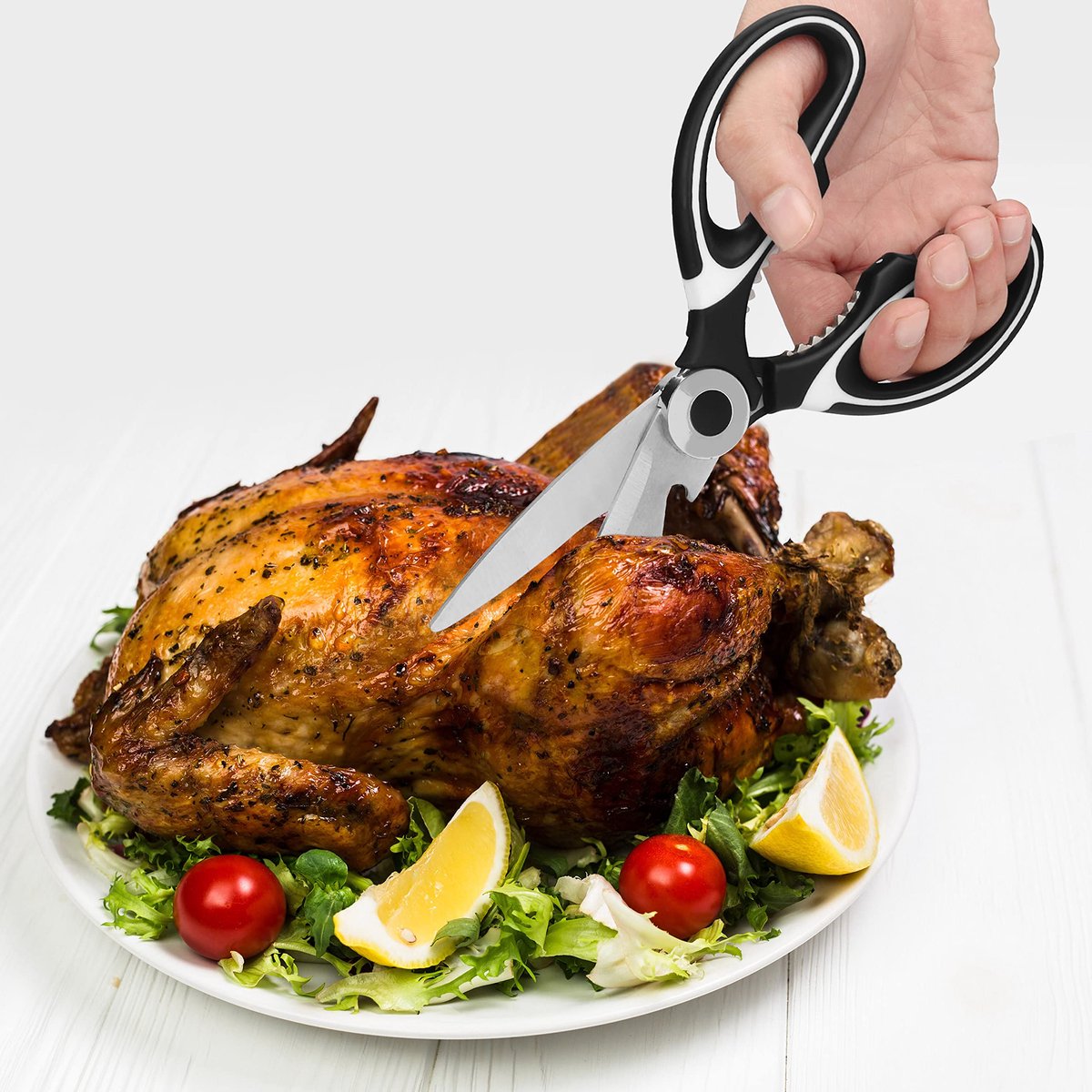 8 Pouces Ciseaux De Cuisine Cuisson Poisson Viande Ciseaux Sup Sharp En Acier Inoxydable Multifonction Premium Ciseaux Accessoires De Cuisine Gadgets | Leroy Merlin