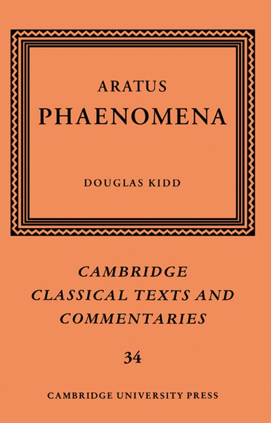Cambridge Classical Texts and CommentariesSeries Number 34-  ... - cover
