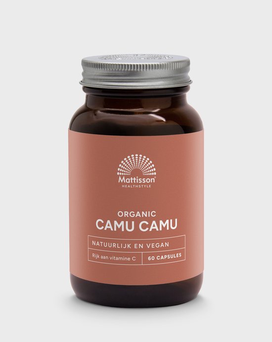 Mattisson - Biologische Camu Camu 500mg - Vitamine C & Beta Caroteen - Supplement - 60 capsules