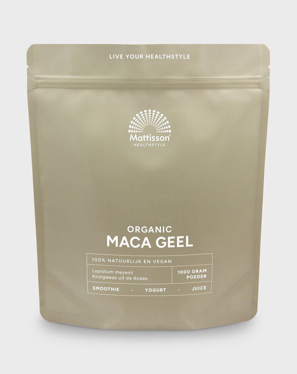 Goedkoopste Mattisson - Biologische Maca Poeder - Adaptogeen - 1 kg