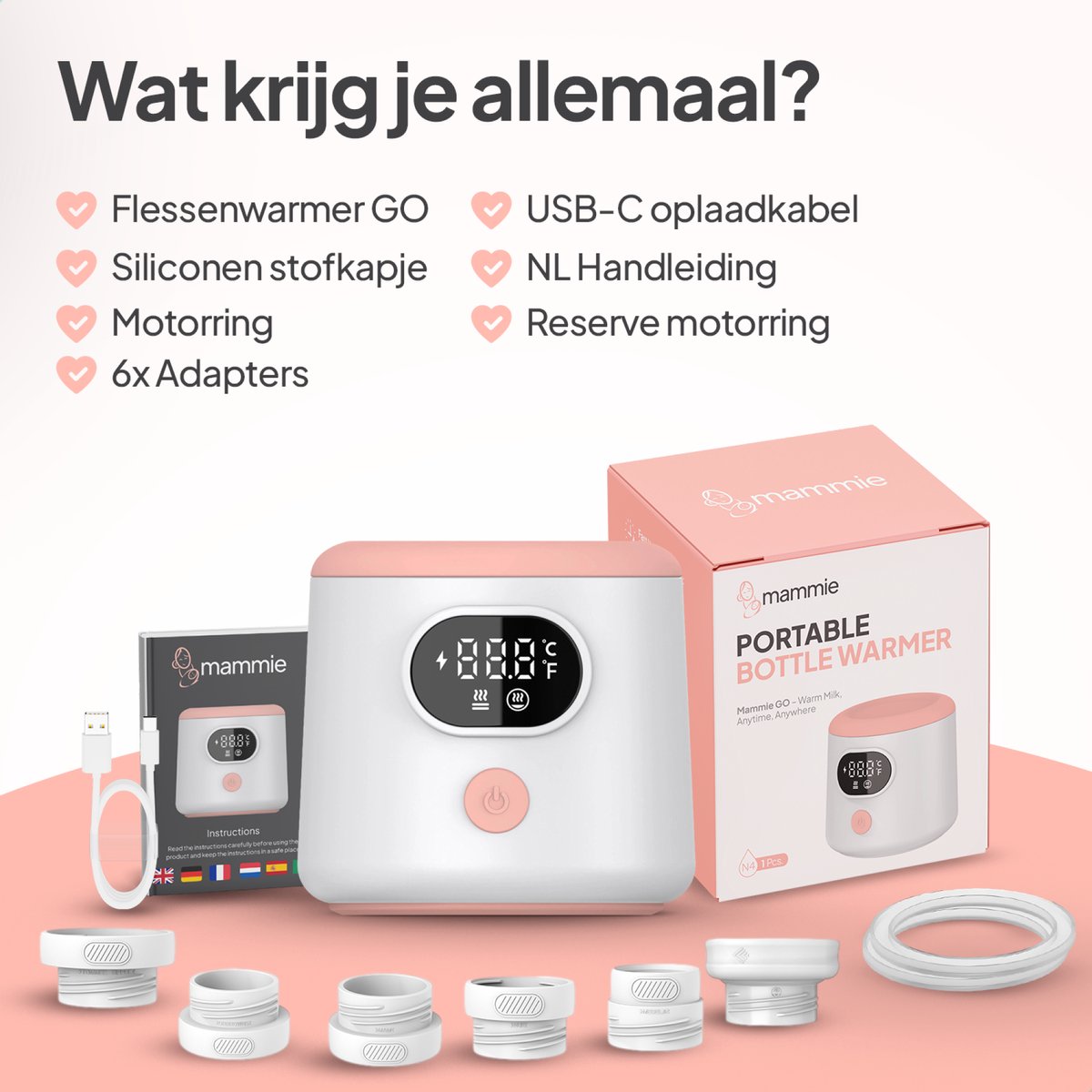 Mammie GO - Draagbare Flessenwarmer thumbnail 5