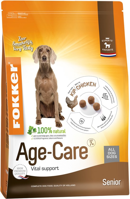 Fokker - Age-Care Senior Hondenvoer
