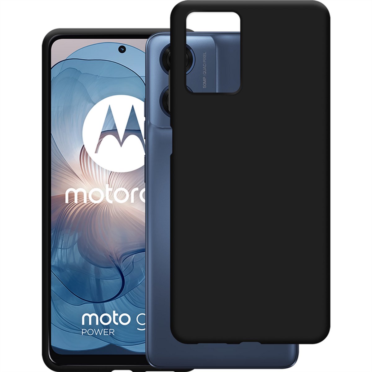 Motorola Moto G04 - G04S - G24 - G24 Power - Soft TPU Case - Black