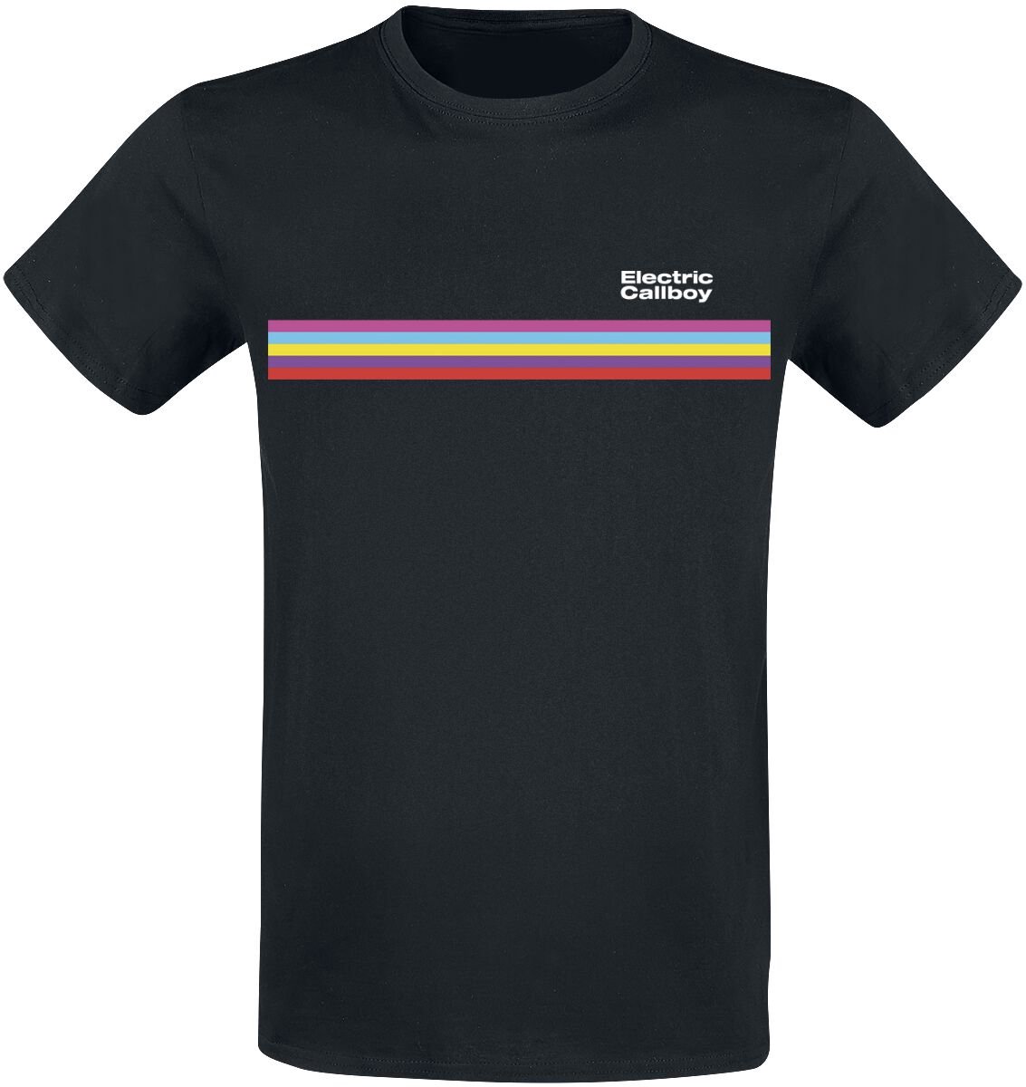 Electric Callboy Stripe Heren T-shirt - zwart - 3XL