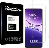 Screenprotector geschikt voor Oppo A5 pro 5G - 2 stuks Beschermglas van glas Transparante glazen schermbeschermfolie