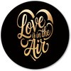 Liefde, Art Deco, Tekst, Zwart, goud