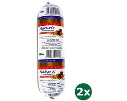 2x650 gr Naturis houdbaar kip hondenvoer