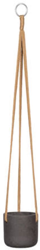 Pots de poterie Rough Eco-line XXS 11x10 cm Charlie Black Pot suspendu lavé