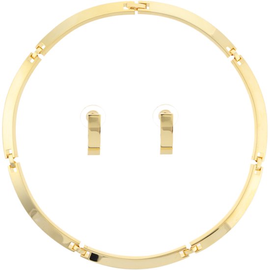 Behave – Parure de bijoux – Couleur or – Minimaliste – Elegant – Sans nickel