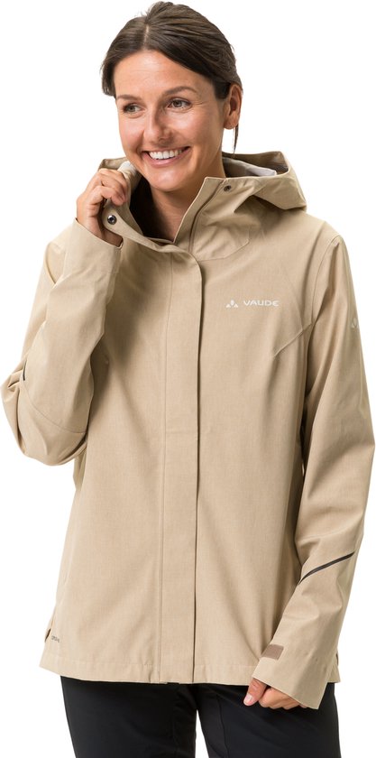 Vaude WOMEN'S YARAS JACKET V - Kerékpáros dzseki - beige/bézs Vaude WOMEN'S YARAS JACKET V - Kerékpáros dzseki - beige/bézs