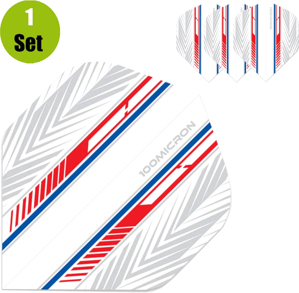 Designa Racing Flights Rood & Blauw