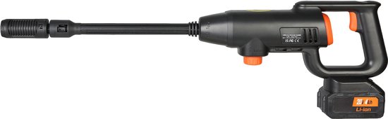 Accu Hogedrukreiniger, 40 Bar - 4,2 L/Min - Handzaam Ontwerp Met 4,0 Ah Accu - 6-In-1 Mondstuk - voor Auto, Terras En Planten van VONROC — afbeelding 3