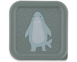 Trixie Set de 3 boîtes à goûter – Mr. Shark – Boîte à goûter 3 pièces – Facile à ouvrir – Idéal pour les enfants