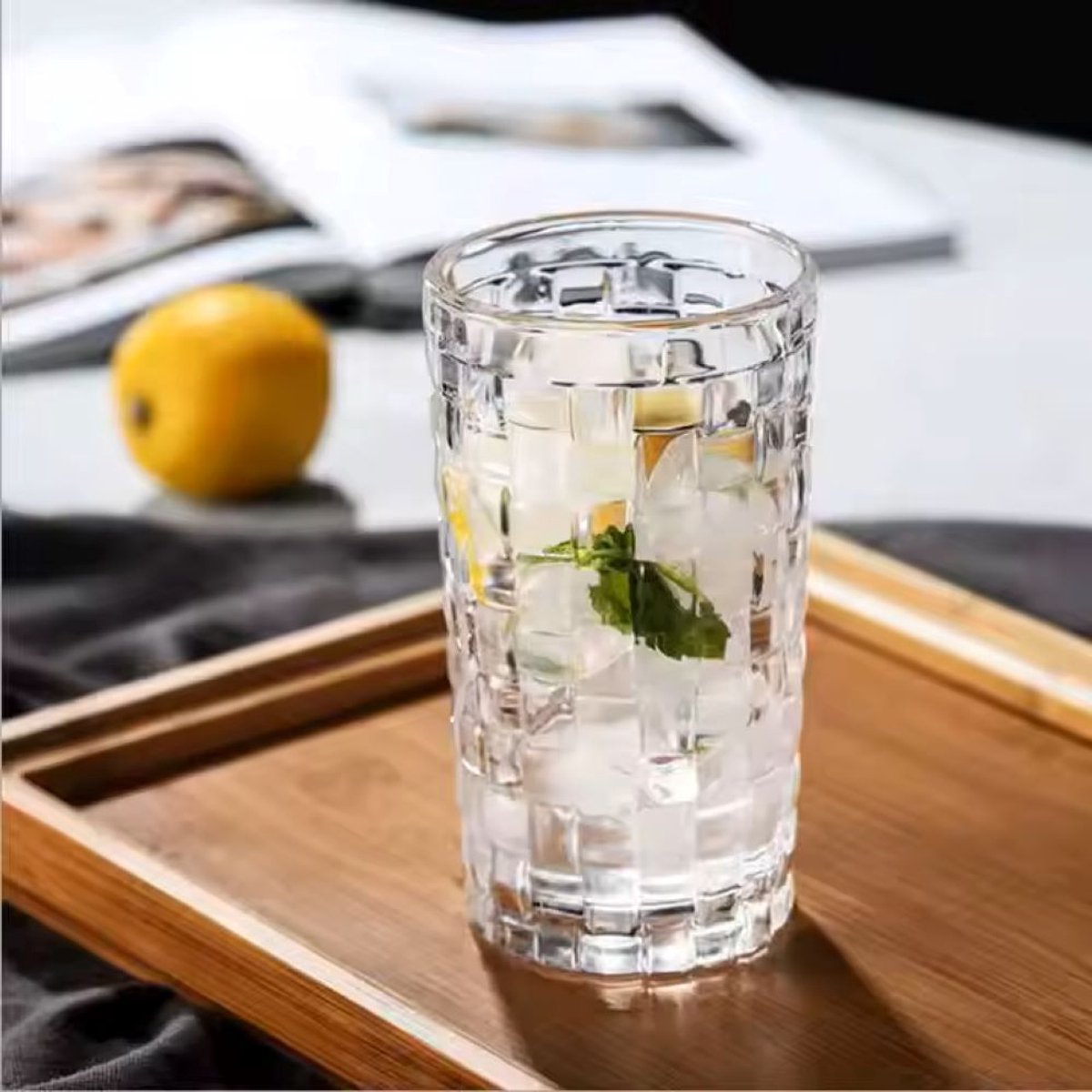 Nordeliv - Drinkglas - Geweven - 250ml - Set van 6 - Tumbler Glas