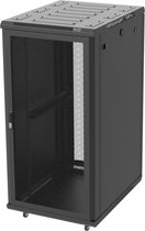 Alfaco 22U Serverkast - 19'' met stalen geperforeerde deuren, (BxDxH) 600x800x1200mm