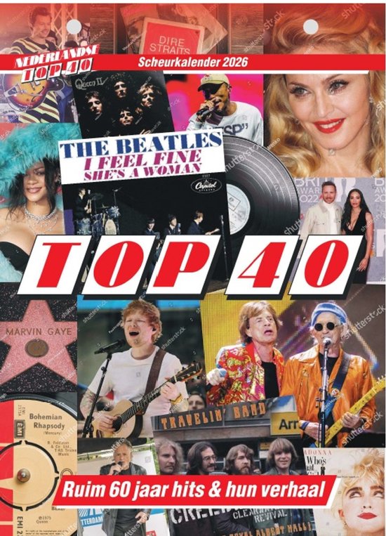Top 40 - Scheurkalender - 2026