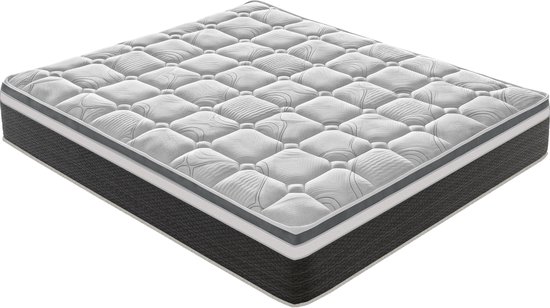 iLoveSleep - Matras ANNA 120x200 en mousse à mémoire de forme avec Matras froide - Épaisseur 30 cm - Antiallergique - Extra ferme