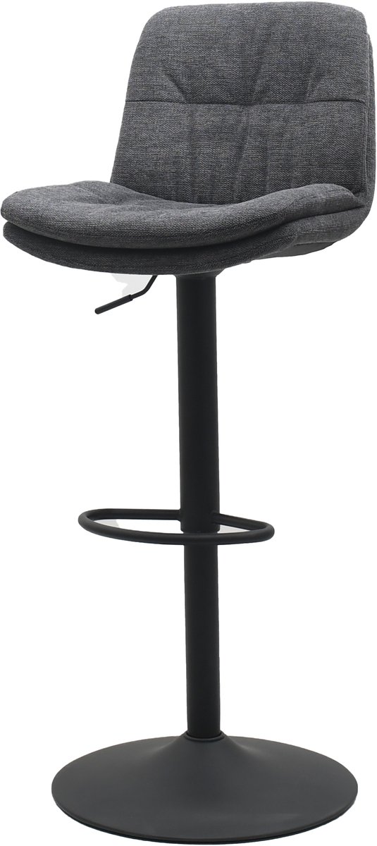 Meubelplaats Barstoel Colville - Donkergrijs - barstoelen set van 2
