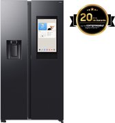 Bol.com SAMSUNG RS90F66BEFEF Family Hub™ koelkast 9-serie (614L) Zwart (mat) Wifi aanbieding