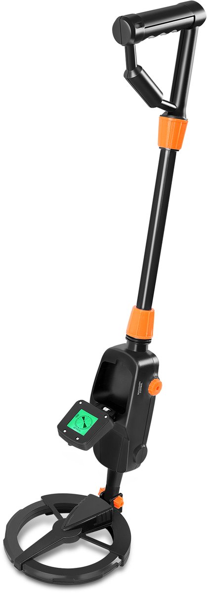 Aufun Kinder Metaaldetector voor Buiten Schatzoeken – Handheld, Waterdicht Met LCD-scherm, Zoekspoel + Schep & Tas Inbegrepen (Gemakkelijk Instelbaar)