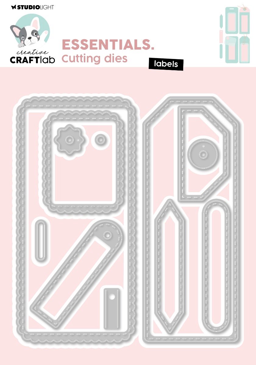 Cutting die Labels - Essentials nr. 986