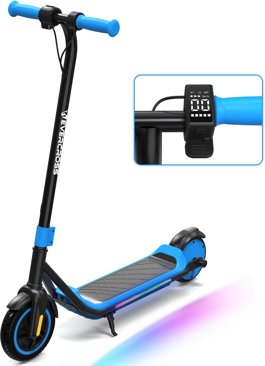 EVRCROSS E6 Elektrische Step kinderen 150W Motor - 16 km/u - 20 km Actieradius - 60 kg Draagvermogen voor Kinderen 6-12 Jaar