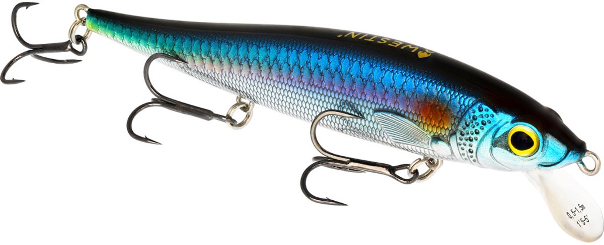 Westin Jerkbite SR Jerkbait Suspending Flash Skin (7,5cm 5gr)