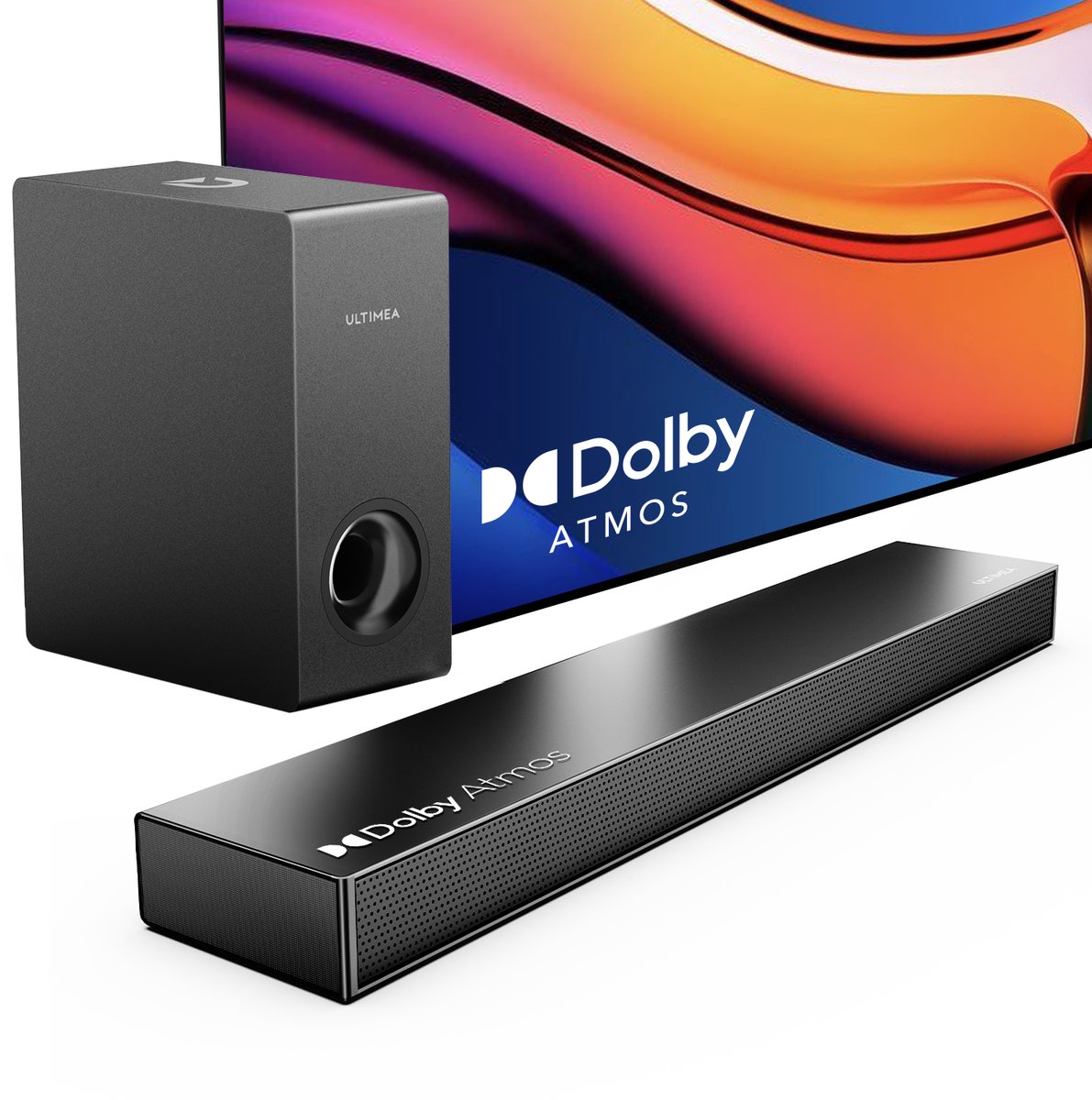 ULTIMEA Nova S50 Soundbar voor TV – 2.1-kanaals Dolby Atmos met Subwoofer en Bluetooth 5.3