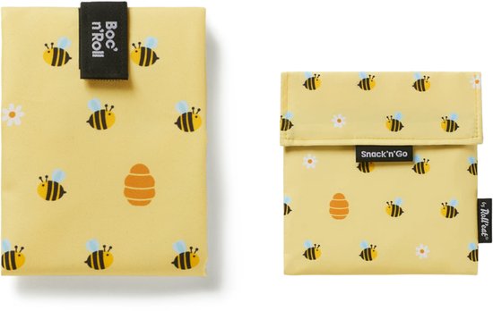 Herbruikbare Vegan Food Wraps in Bij Design