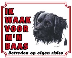 Friese Stabij Waakbord - Ik waak voor mijn baas