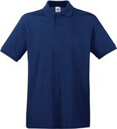 Fruit of the Loom Premium Polo Shirt Blauw XXXL