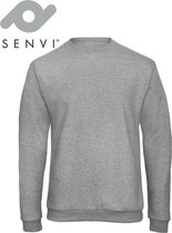 Senvi Basic Sweater (Kleur: Heather Grey) - (Maat XXL)