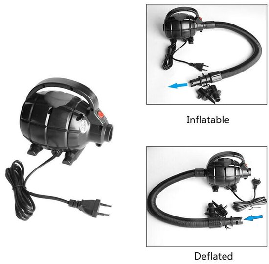 Geschikt voor 220V 500W Elektrische Luchtcompressor Air Tumbling Track Gym Pomp Gymnastiek Mat Pomp Elektrische Luchtpomp van Vevor — afbeelding 2