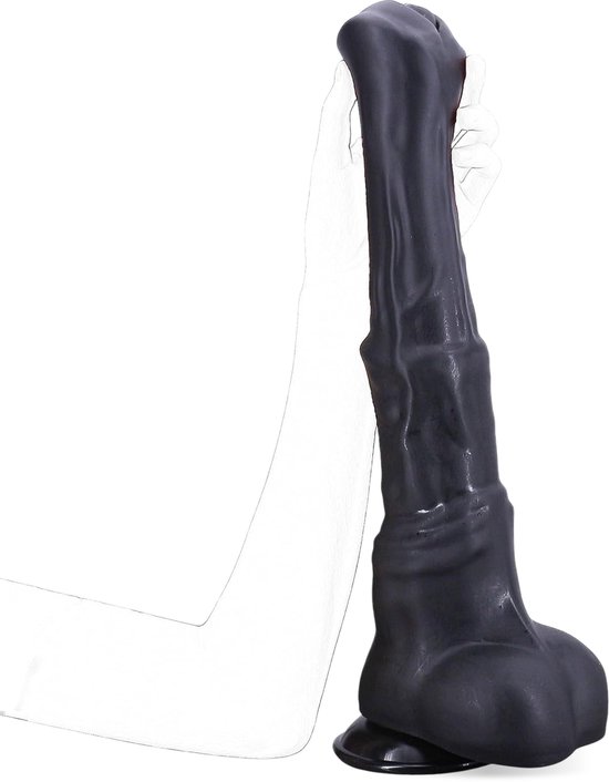 Flexibele Dildo met zuignap - 30cm - Cock - Extreme - BPA vrij - Jespro