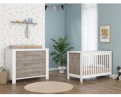 Born Lucky ® Babykamer 2 Delig Noël Eiken Wit