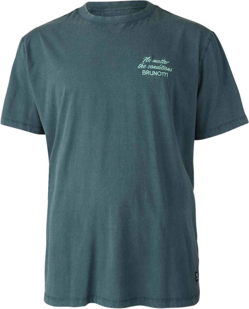 Brunotti Wandes Heren T-shirt Brandstof L Groen