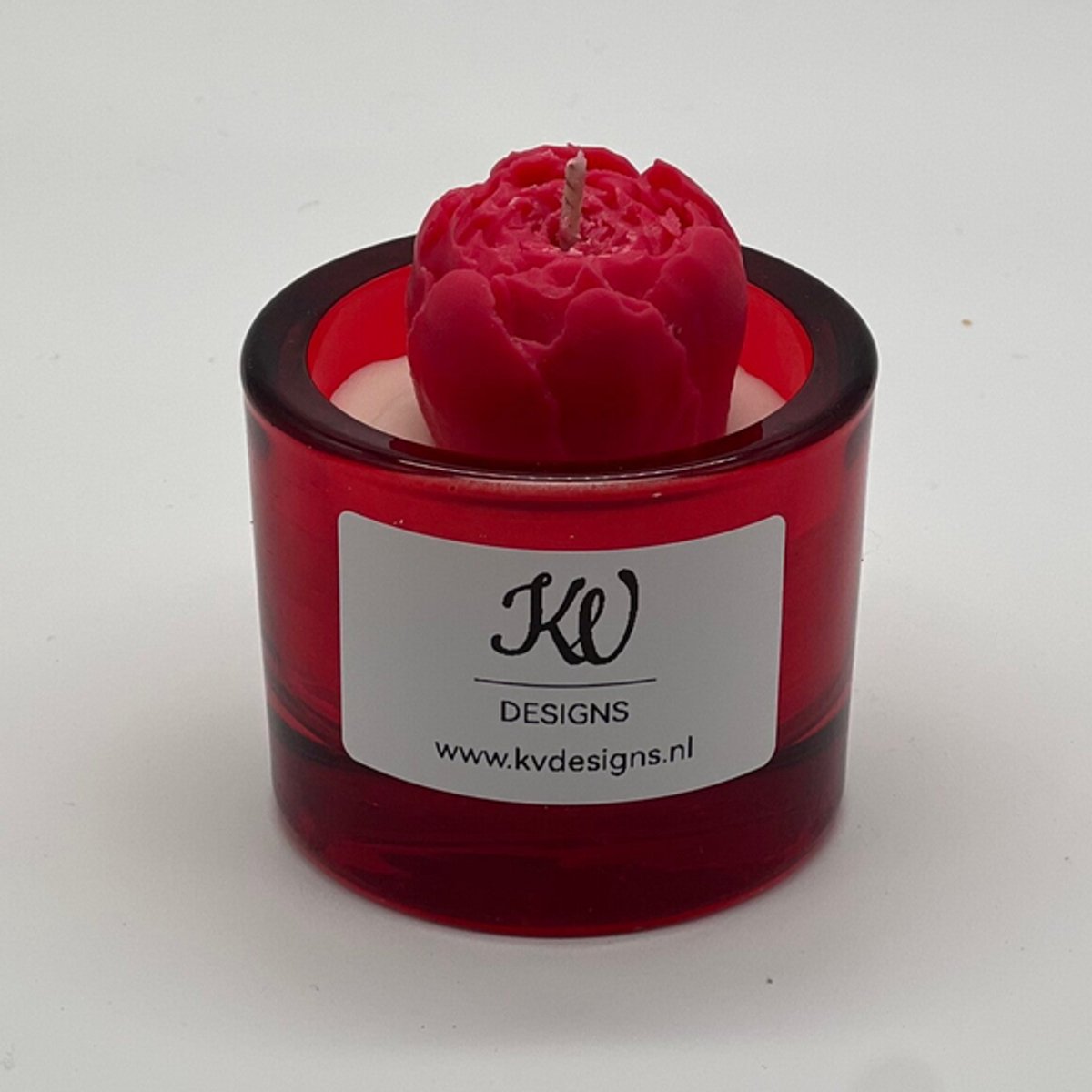 Kaars in glazen pot - 451