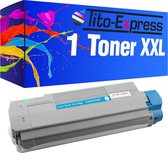 PlatinumSerie® toner XXL cyaan alternatief voor Oki C5600